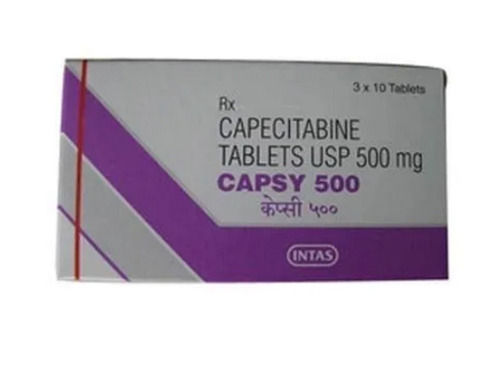 Capecitabine Tablets USP 500 mg, 3x10 Tablets Strips Pack