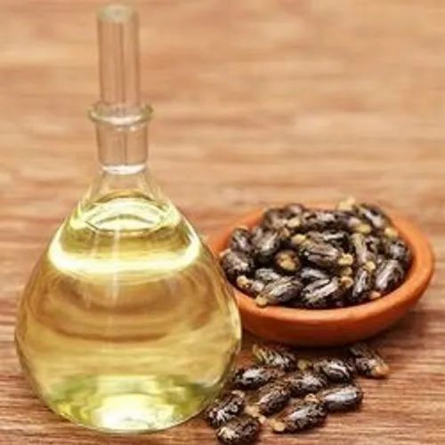 Cold Press Light Yellow Castor Seed Oil For Skin Care