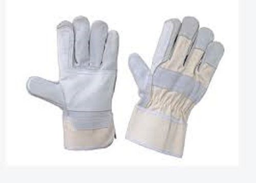 Grey Plain Household Full Finger Canadian Gloves