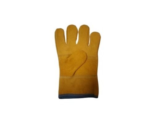 Industries Full Finger Leather Safety Fire Heat Resistant Gloves (6 Inches)