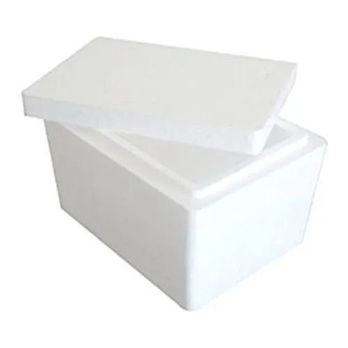 Light Weight 60 Liters Capacity and 8-15mm Thickness Blood Bags White Thermocol Box