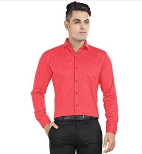 Multi Color Full Sleeves Pure Cotton Fabric Simple Collar Regular Fit Men'S Formal Shirts 