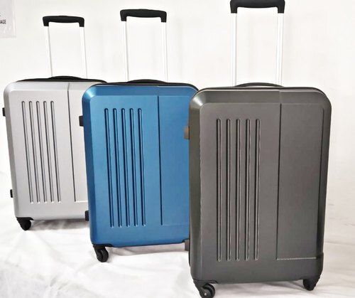 Multi Color Plain Material Polycarbonate 20 Inch Size Trolley Suitcase