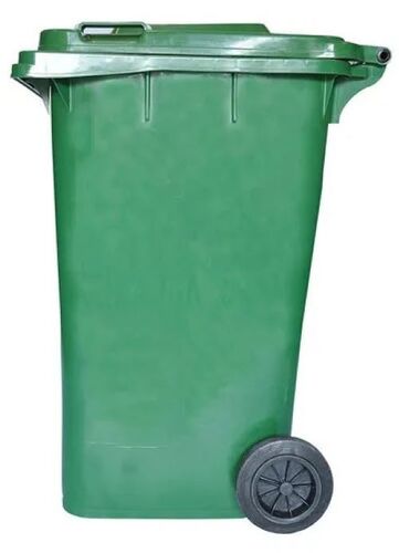 Nilkamal 120Ltr Green Plastic Dustbins - Size: 120 L