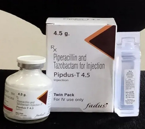 Piodus-T 4.5 Sterile Piperacillin and Tazobactam For Injection 4.5g For IV Use Only