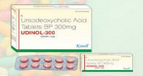 Udinol 300 Ursodeoxycholic Acid Tablets BP 300mg, 10 Strips in a Box