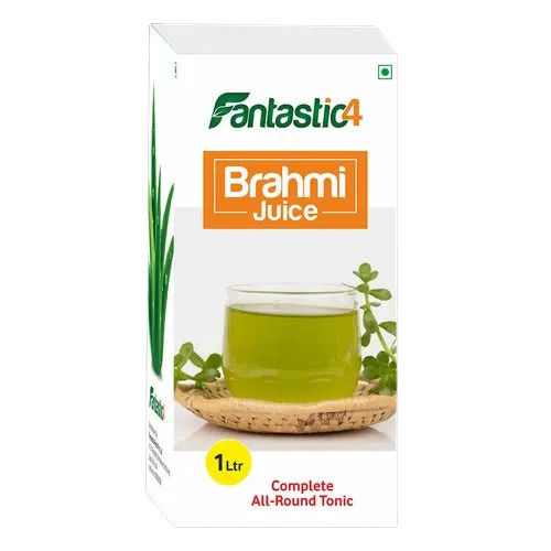 100% Pure Herbal Brahmi Juice, 1 Liter Bottle Pack