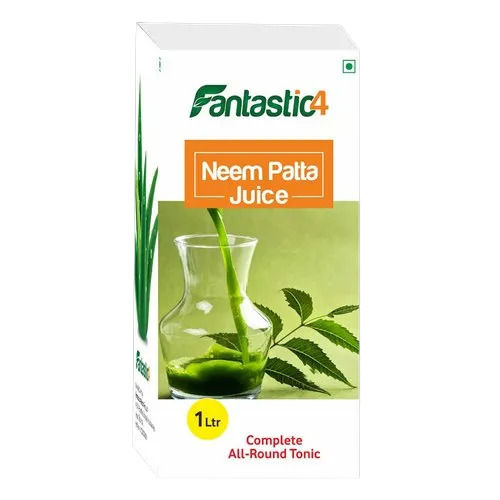 100% Pure Herbal Neem Patta Juice, 1 Liter Bottle Pack