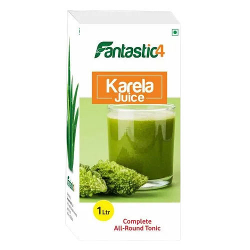 100% Pure Karela Jamun Herbal Juice, 1Litter Bottle Pack