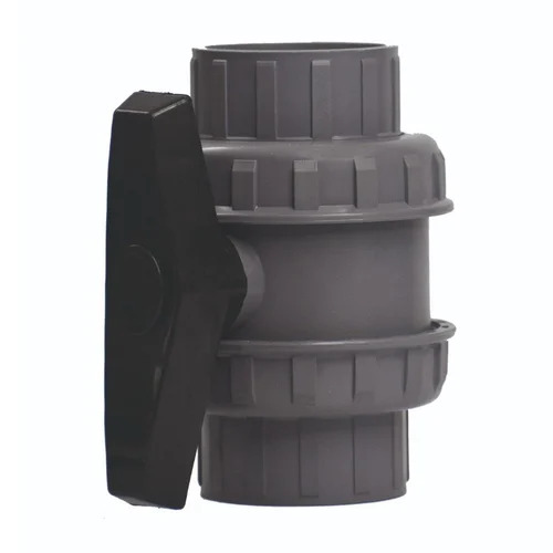High Pressure Ball Valve - 2.5 Inch Plastic, Black | Premium Quality, Smooth Finish, Easy Maintenance, Lightweight, Ideal for Water Pipe Fitting