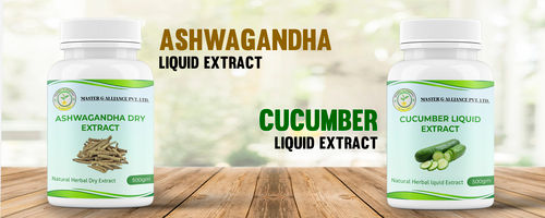 Ashwagandha Liquid Extract And Cucumber Liquid Extract