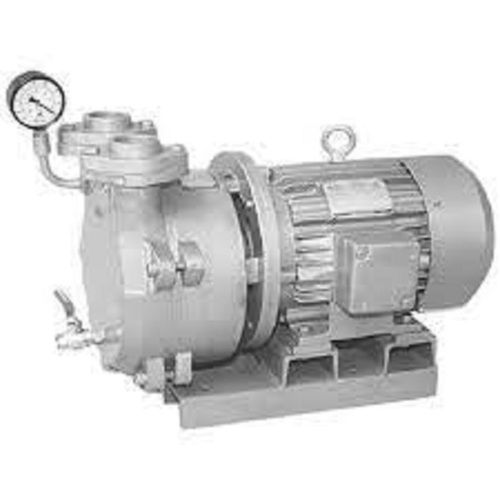 Grey Electric Three Phase Single Stage Cast Iron Block Vacuum Pump