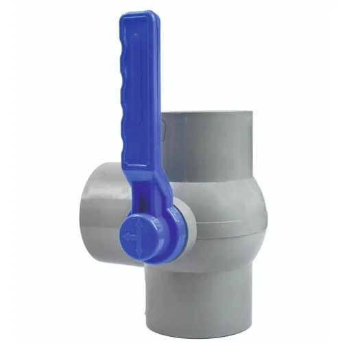 Hdpe Medium Pressure Premium Design Smooth Finish Light Weight Three Way Ball Valve