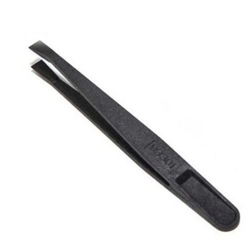 Lightweight Carbon Fiber Antistatic Tweezers With Soft Grip Handle, 6 Inches 