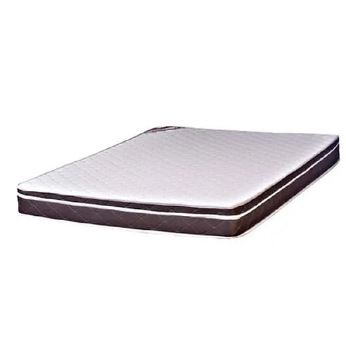 Plain Stitched Block Pattern Rectangular Double Bed Polyester Mattress