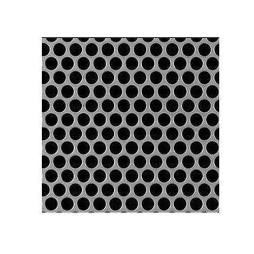5 Mm Thickness Grey With Black Mild Steel Perforated Sheet Application: Industrial  Usage