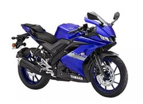 Plastic Durable And Stylish Black With Blue Two Wheeler Bike