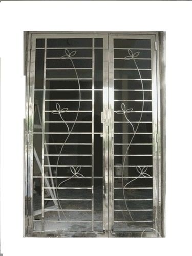 High Tensile Strength Modern Finished Open Swing Plain Stainless Steel Finished Door  Application: Exterior