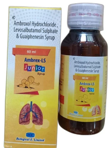 Levosalbutamol Sulphate Ambroxol Hydrochloride And Guaiphenesin Syrup