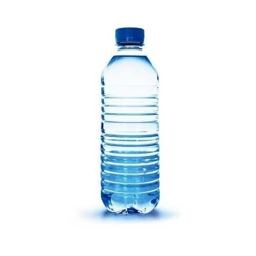 Medium Size Blue Transparent Plastic Pet Bottle