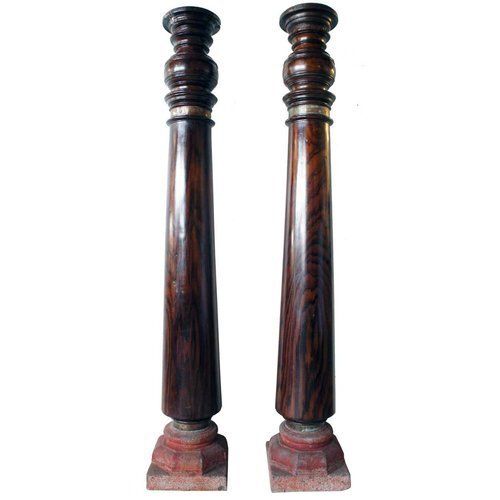 wooden columns