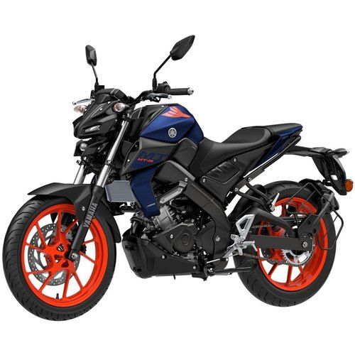 Plastic Sporty Look Black With Orange Two Wheeler Bike