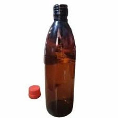 Transparent Plastic Pet Bottle With Screw Cap Size: Comes In Various Sizes