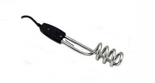 Silver With Black 1000 Watt Stainless Steel Electric Immersion Water Rod