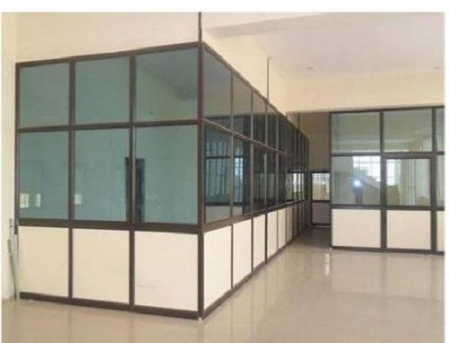 12x6 Foot 10 Mm Thick Rectangular Paint Coated Aluminium Partitions