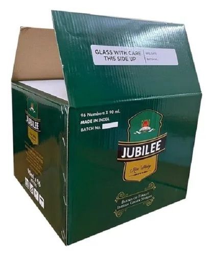  15x10x15 इंच 300 जीएसएम आयताकार पेय पैकिंग नालीदार पेपर बॉक्स 