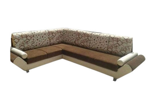 208x74x144 Centimeter Termite Resistance 6 Seater Wooden L Shaped Sofa