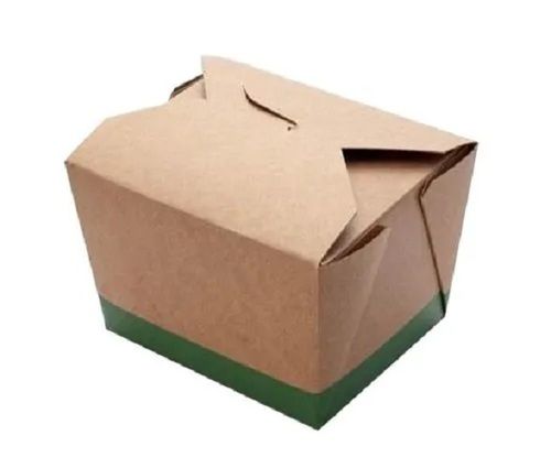 8x6x4inch 5mm Rectangular Plain Food Packing Corrugated Paper Box