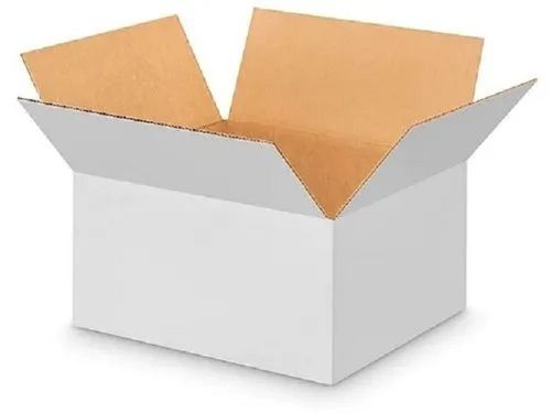 Biodegradable and Eco Friendly 15x10x10 inch 3 Ply Rectangular Corrugated Box