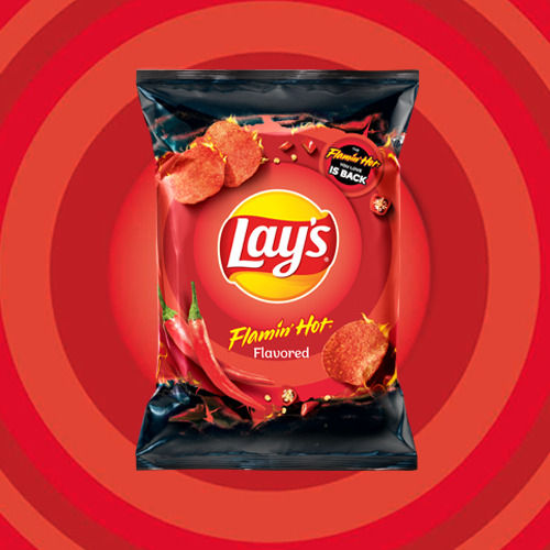 Flamin Hot Flavoured Potato Chips