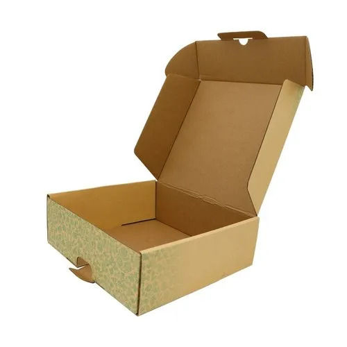 Moisture Proof 320x220x100mm 3 Ply Die Cut Corrugated Box with 5-10 Kg Capacity