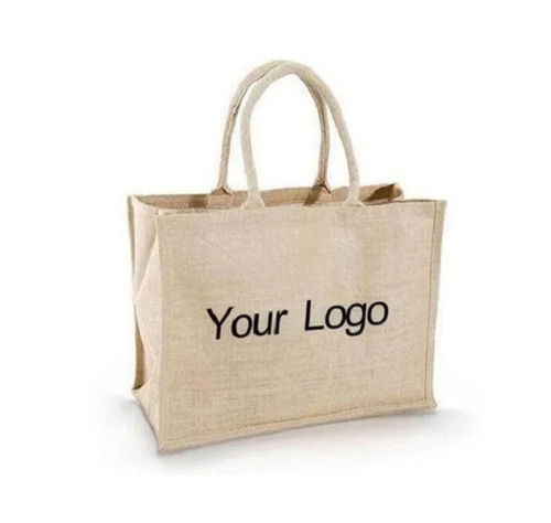 Brown FMCG Printed Inner Side Laminated Jute Bags Size 17 X 5 X 13 Inch
