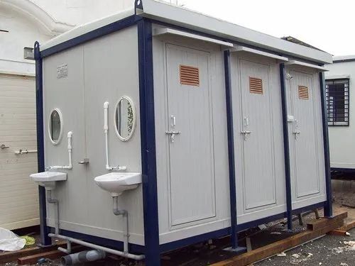 Portable Frp Modular Toilet For Construction And Industrial Use