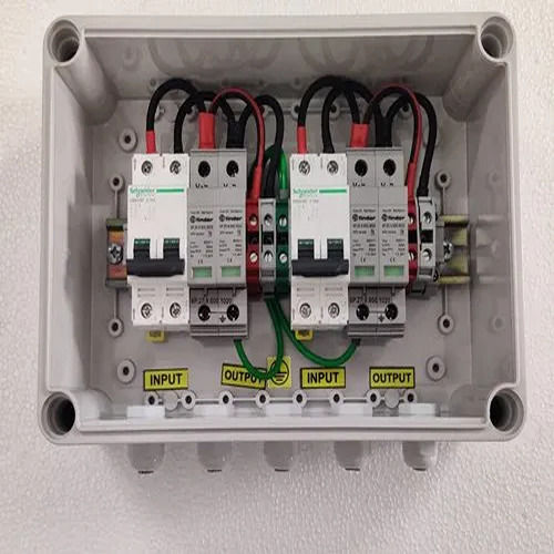 Anti-Uv Solar Roof Top Ip 65 Premium Design 4 Kwp To 7 Kwp Solar Dc Distribution Box 2 In 2 Out