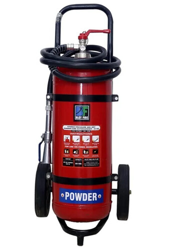 Trolley Mounted Abc Dry Powder Fire Extinguisher 25 Kg - Application: Industrial And Commercial