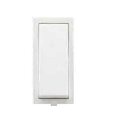 White 240 Voltage 16 Ampere Polycarbonate Plastic Electrical Modular Switches