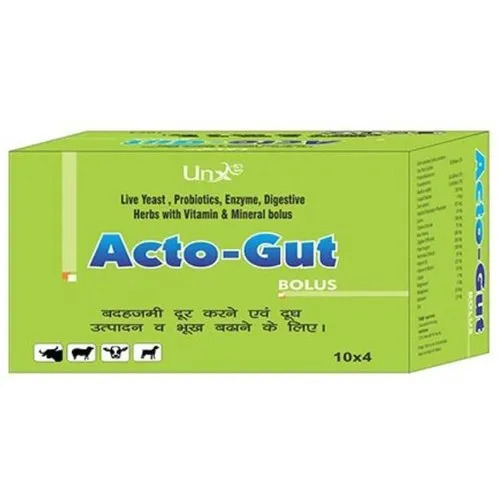 ACTO - GUT Live Yeast Probiotics Enzymes Digestive Herb With Vitamin And Mineral Bolus