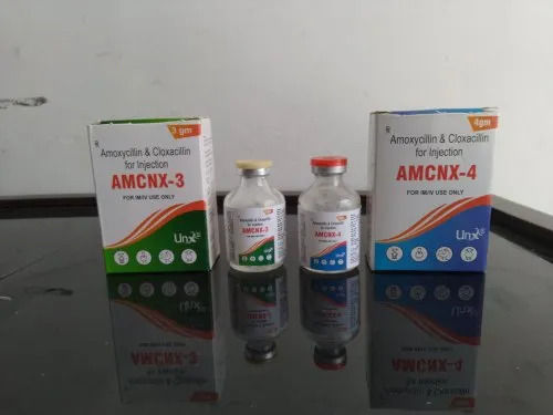 AMCNX -3 & 4 GM Amoxycillin And Cloxacilin Injections