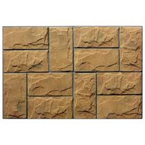 Grey Brown Surface Polished Sandstone Granite Panel, Size 12X6 Inch