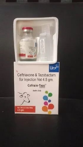 CEFRAIN-TAZO Ceftriaxone And Tazobactum Veterinary Injection 4.5 Gm