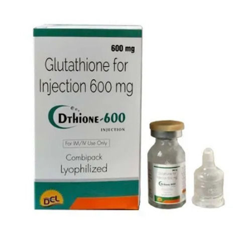 केवल Im/iv उपयोग के लिए Dthione-600 ग्लूटाथियोन इंजेक्शन 600mg