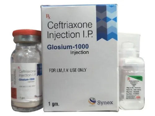 Glosium-1000 Ceftriaxone 1 GM Antibiotic Injection IP