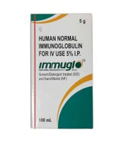 Immuglo Human Normal Immunoglobulin Injection For IV Use 5% IP 5gm