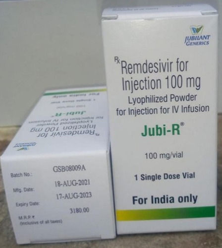 Jubi R Remdesivir Injection 100mg/Vial For Single Dose Vial