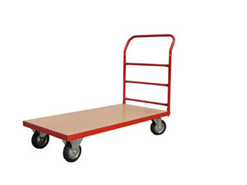 Mild Steel Platform Trolley For Industrial Use, 200 Kilogram Capacity Chemical Composition: Sio2