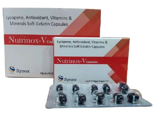 Nutrinox-v Lycopene, Antioxidant, Vitamins And Minerals Soft Gelatin Capsules